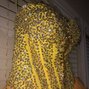 YELLOW PROM DRESS